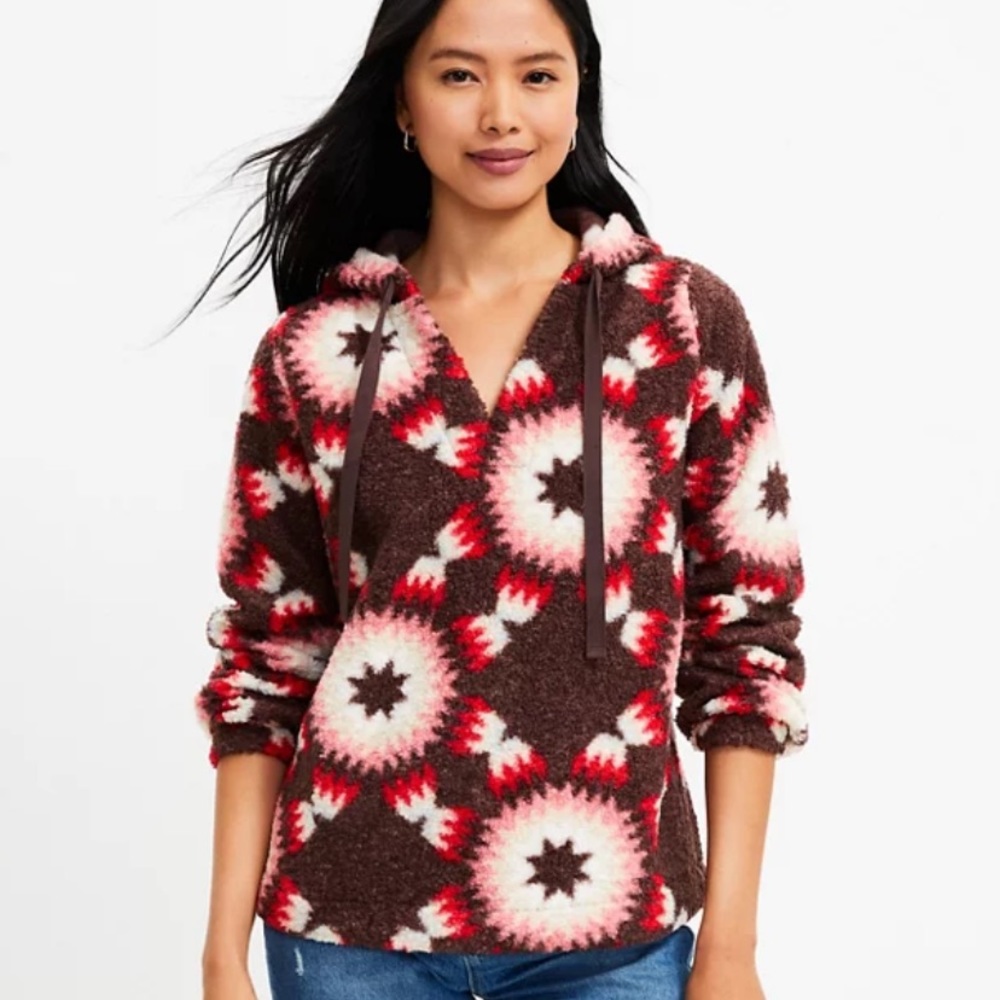 Fleece Hoodie from Loft Size XS NWT